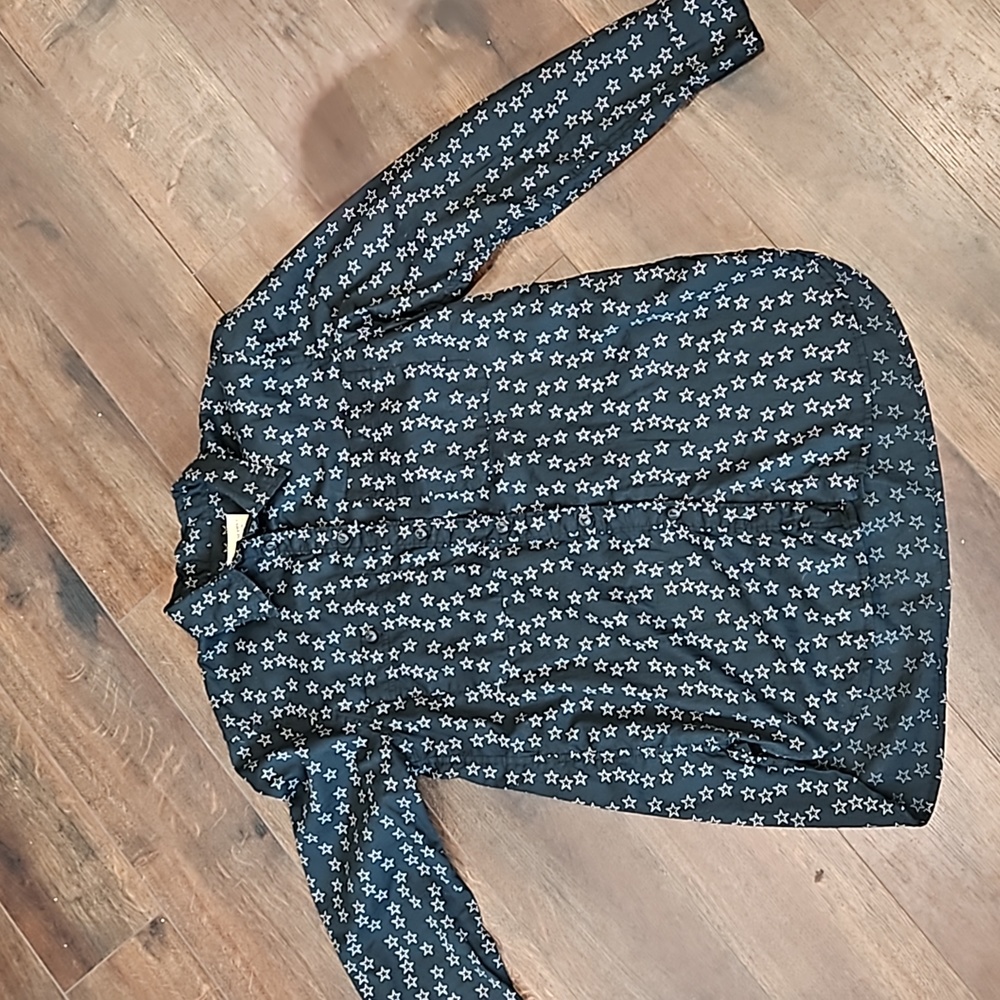 Ralph Lauren Denim & Supply Black Star Print Shirt small